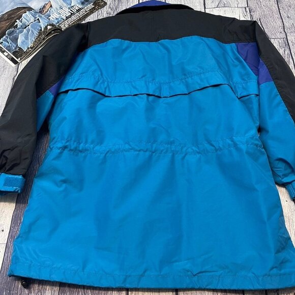 Vintage Columbia Women's Medium Retro Neon Ski Snowboarding Winter Jacket Coat - Picture 10 of 11